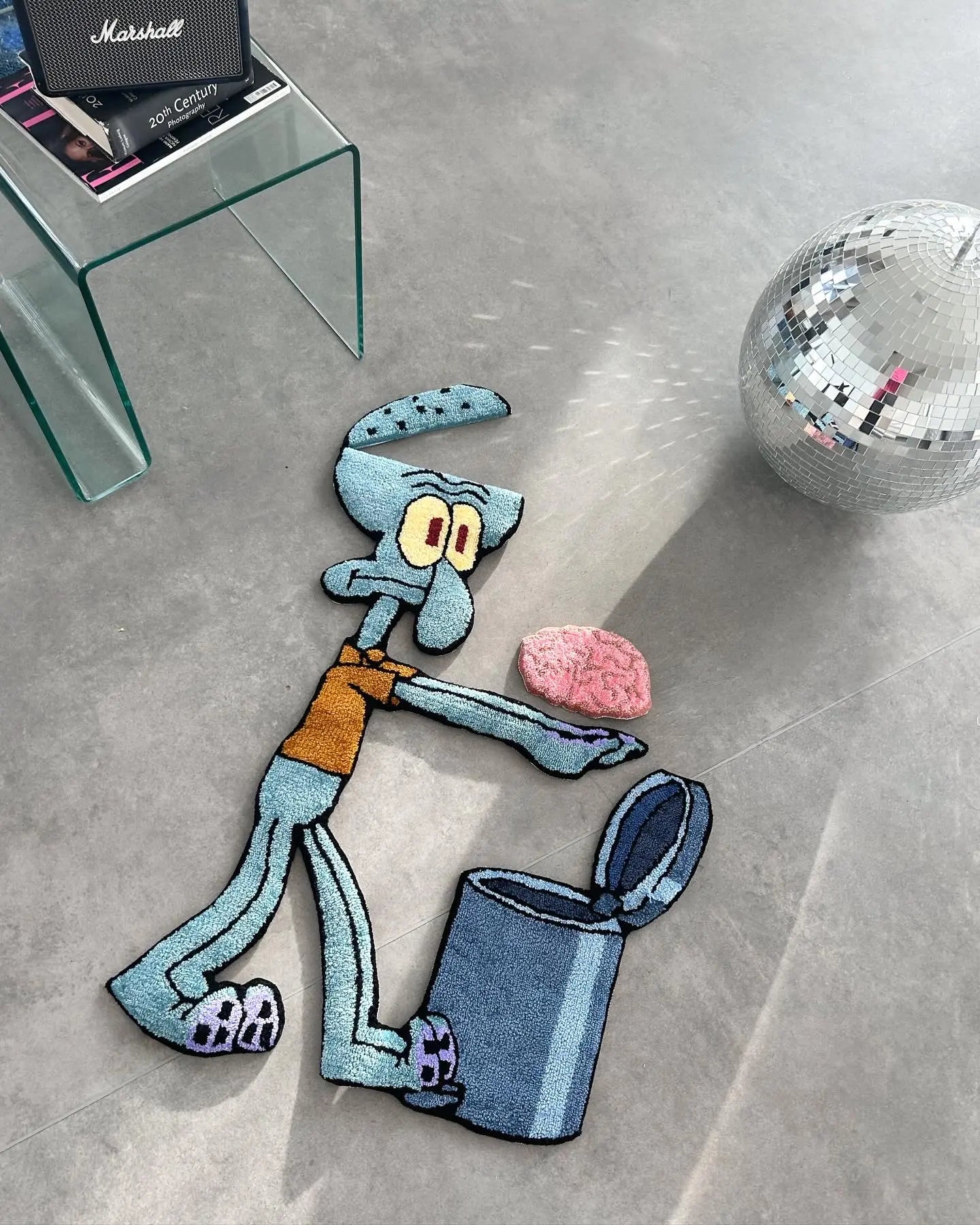 Squid Character Tufted Rug - Playful Sea Room Decor - BOYOGO example 5
