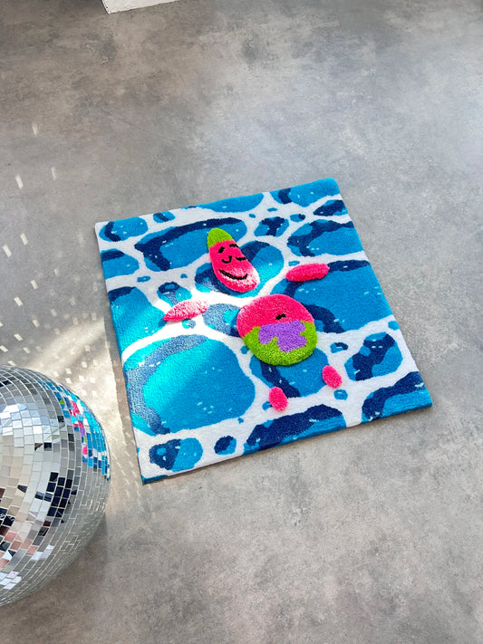 Pink Star Tufted Rug - Cute Pastel Room Accent - BOYOGO example 2