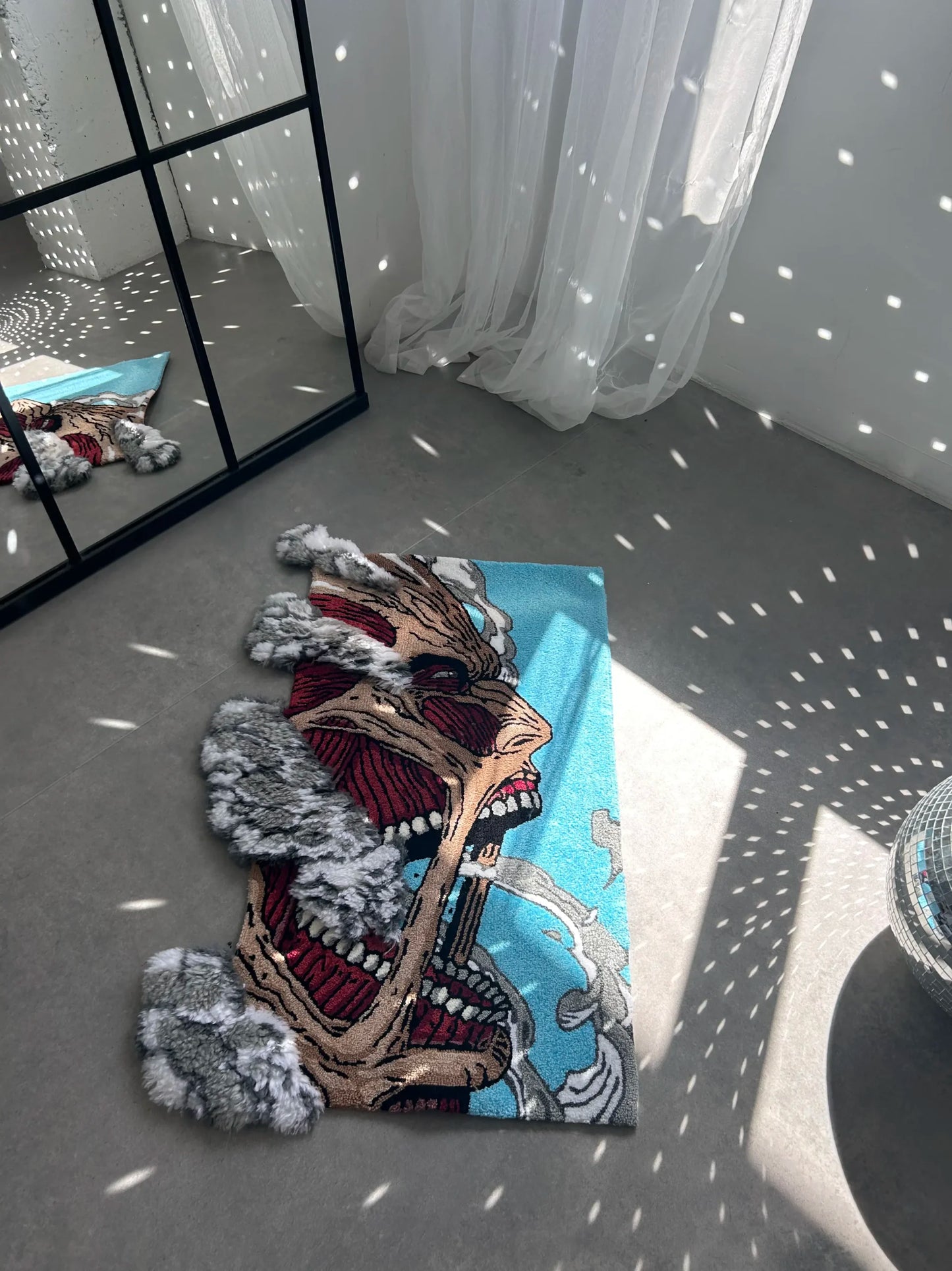 Anime Hero Inspired Tufted Rug - Statement Room Decor - BOYOGO example 6