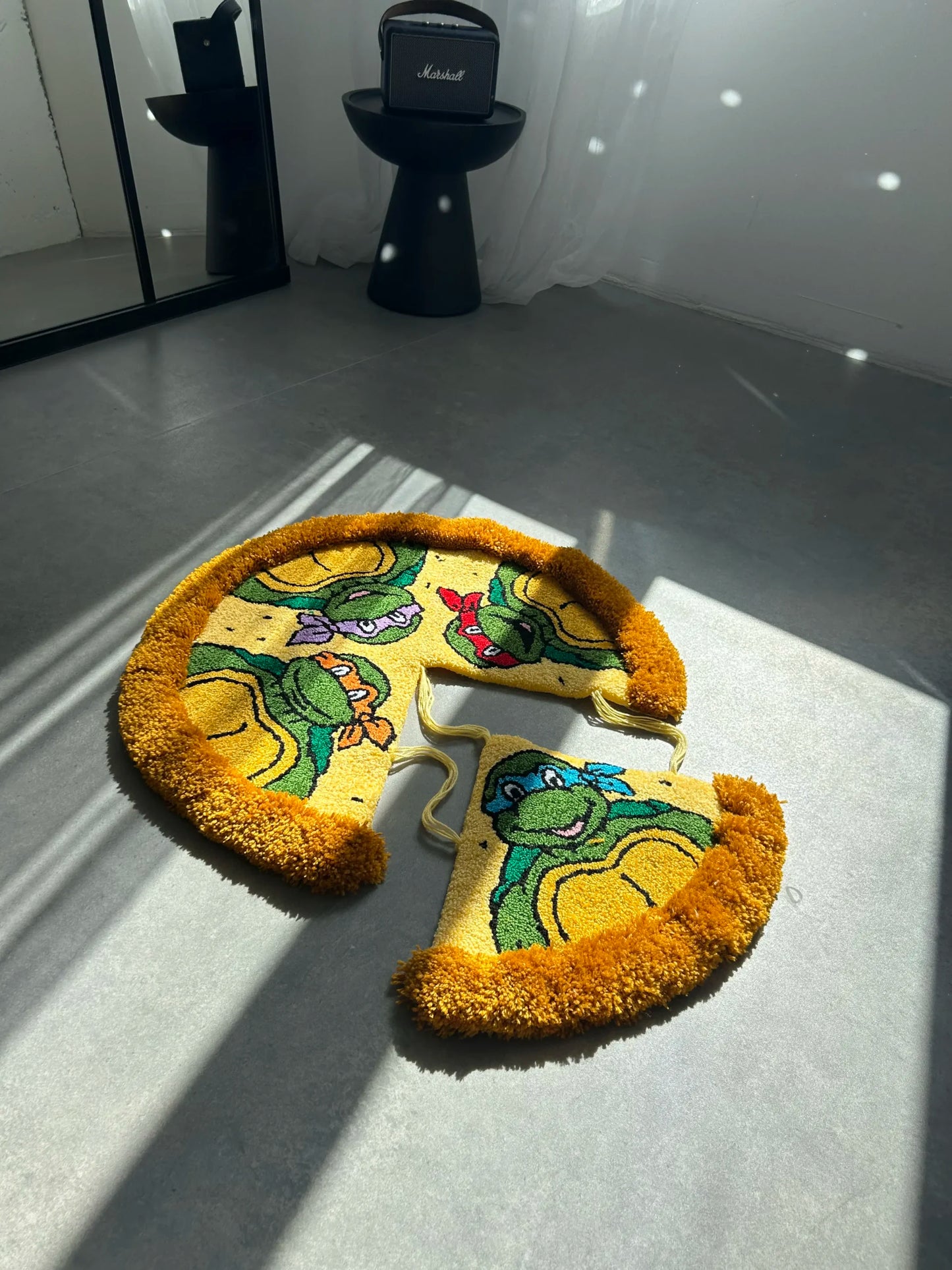 Pizza Slice Tufted Rug - Fun Food-Inspired Floor Decor - BOYOGO example 6