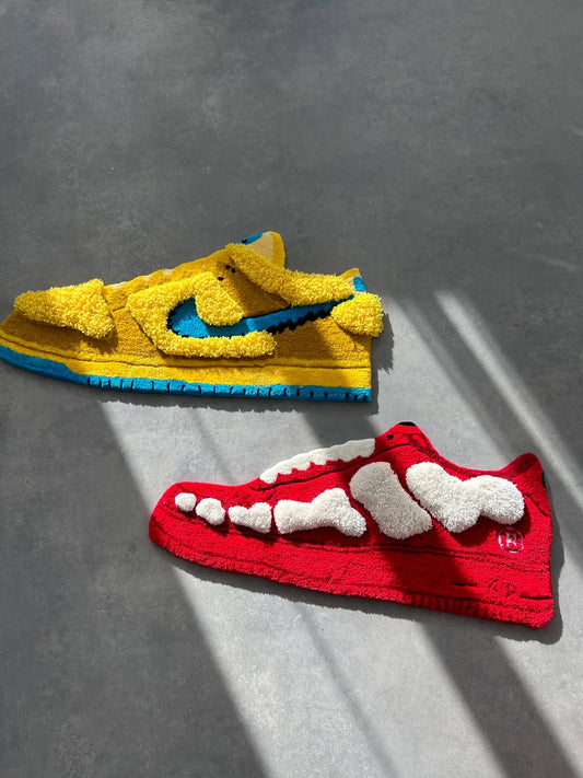 Sneaker Tufted Rug - Streetwear Room Decor - BOYOGO example 2