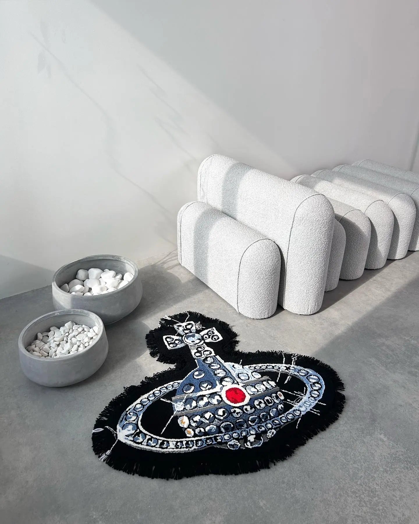 Jewels Tufted Rug - Colorful Statement Room Accent - BOYOGO example 5