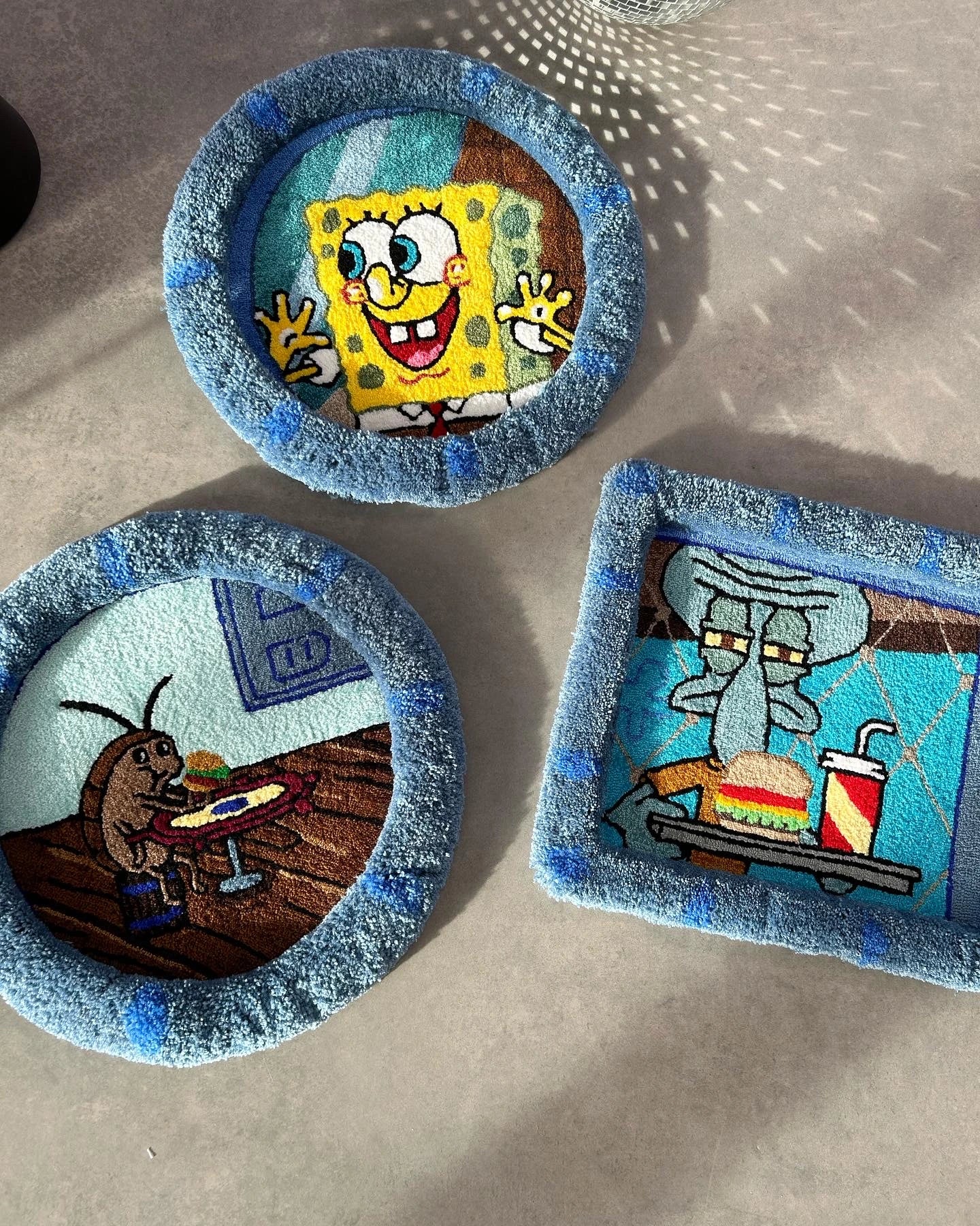 Sponge Character Tufted Rug - Cute Cartoon Floor Decor - BOYOGO example 5