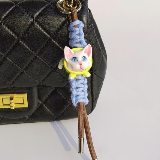 Customizable Pet Clay Keychain | Bag Charm | Personalized Gift - personalized pet gift detail image 2