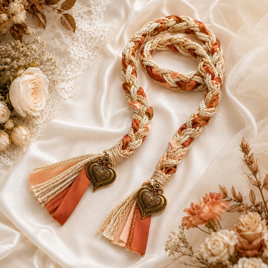 Personalized Woven Handfasting Cord, Celtic Wedding Unity Rope, Tie The Knot Ceremony Keepsake