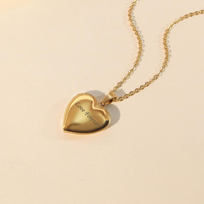 Laser Engraved Heart Locket – personalization and design detail