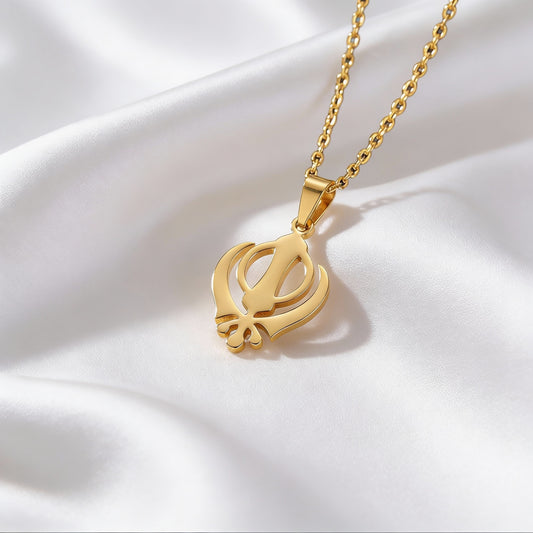 Khanda sahib Necklace - custom personalized jewelry main product image