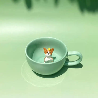 Colorful 3D Pet Mug – close-up product detail