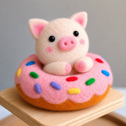 Custom 3D Needle Felted Animal Figurine – alternate product view