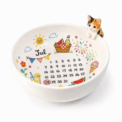 Custom Pet Birthday Memory Bowl – material and finish detail