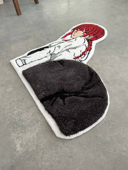 Cute Girl Character Tufted Rug - Soft Anime Room Accent - BOYOGO example 4