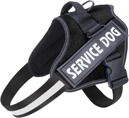 Dog Harness, No Pull Easy On and Off Pet Vest Harness, 3M Reflective Breathable & Easy Adjust Pet Halters with – design and construction detail