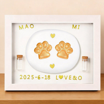 Pet Paw Print Keepsake Frame – design and construction detail