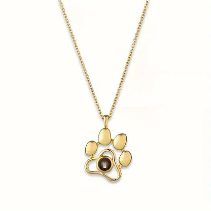 Pet Charm with Projection Photo Necklace – size and style reference
