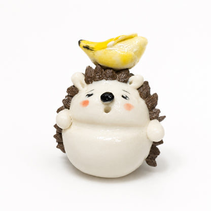 Mini Ceramic Hedgehog Figurines – alternate product view