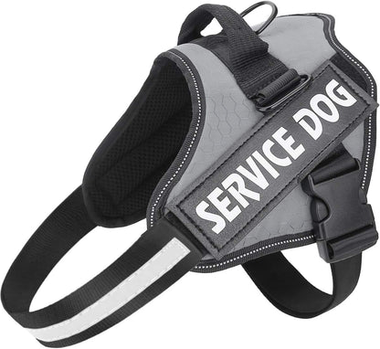 Dog Harness, No Pull Easy On and Off Pet Vest Harness, 3M Reflective Breathable & Easy Adjust Pet Halters with – material and finish detail