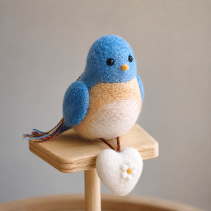 Custom 3D Needle Felted Animal Figurine – close-up product detail