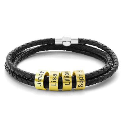 Personalized Multiple Name Bracelet for Men – alternate product view