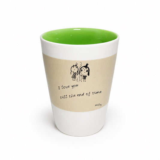 Custom Handwritten Letter Ceramic Mug – Personalized Handwriting & Artwork - personalized gift detail image 2