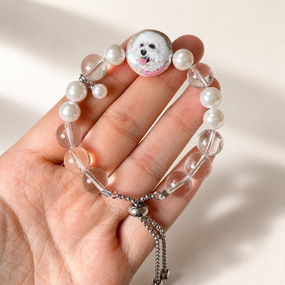 Custom Pet Face Bracelet – size and style reference