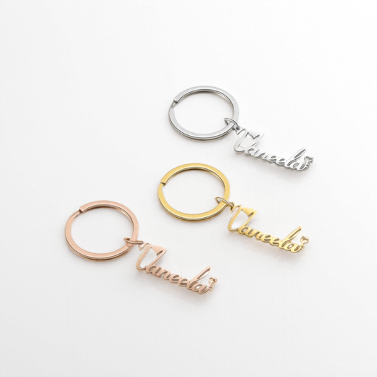 Personalized Name Keychain - custom personalized jewelry main product image