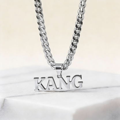 Custom Name Necklace Men – alternate product view