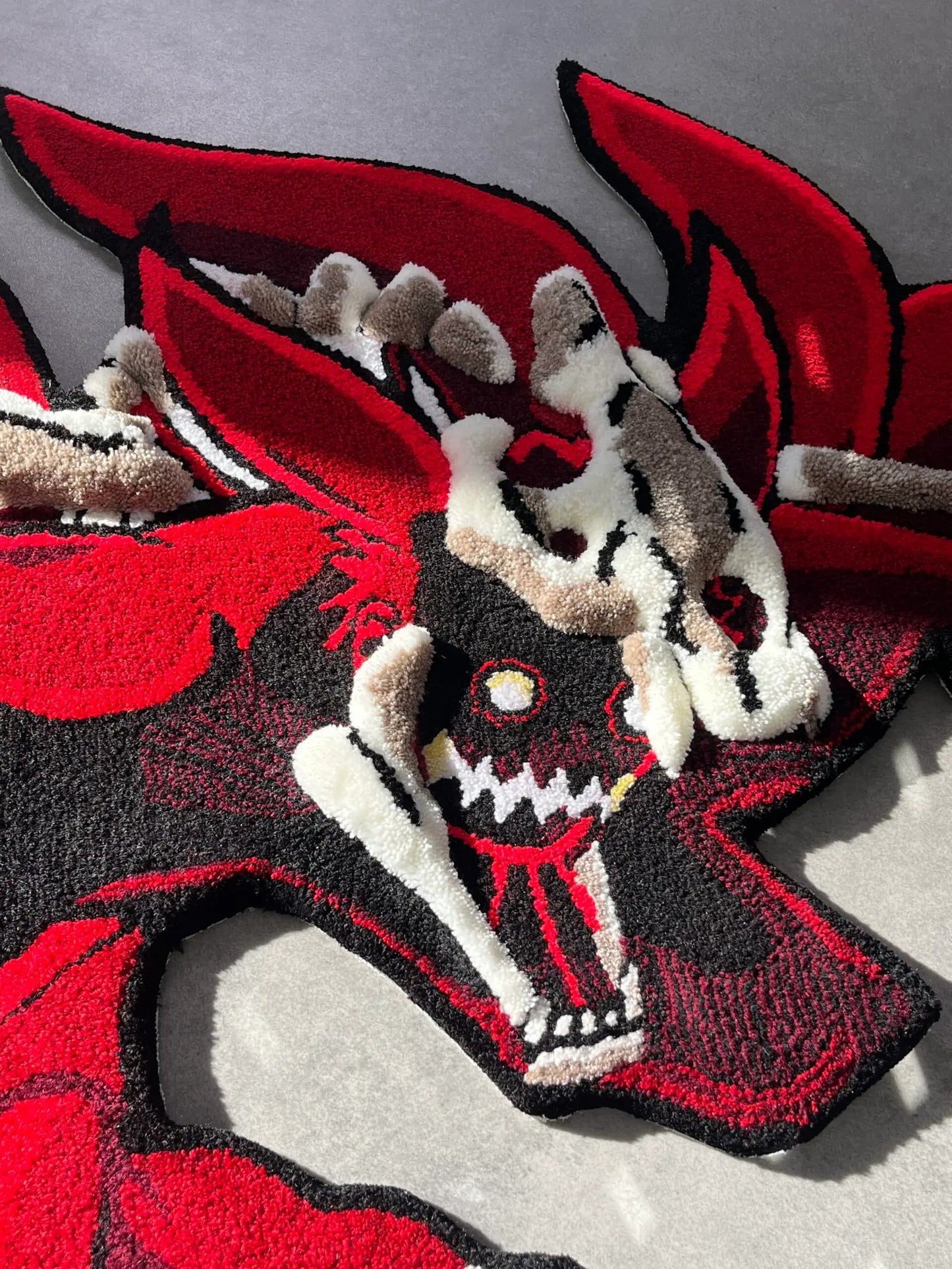 Mythic Fox Inspired Tufted Rug - Bold Anime Room Decor - BOYOGO example 3