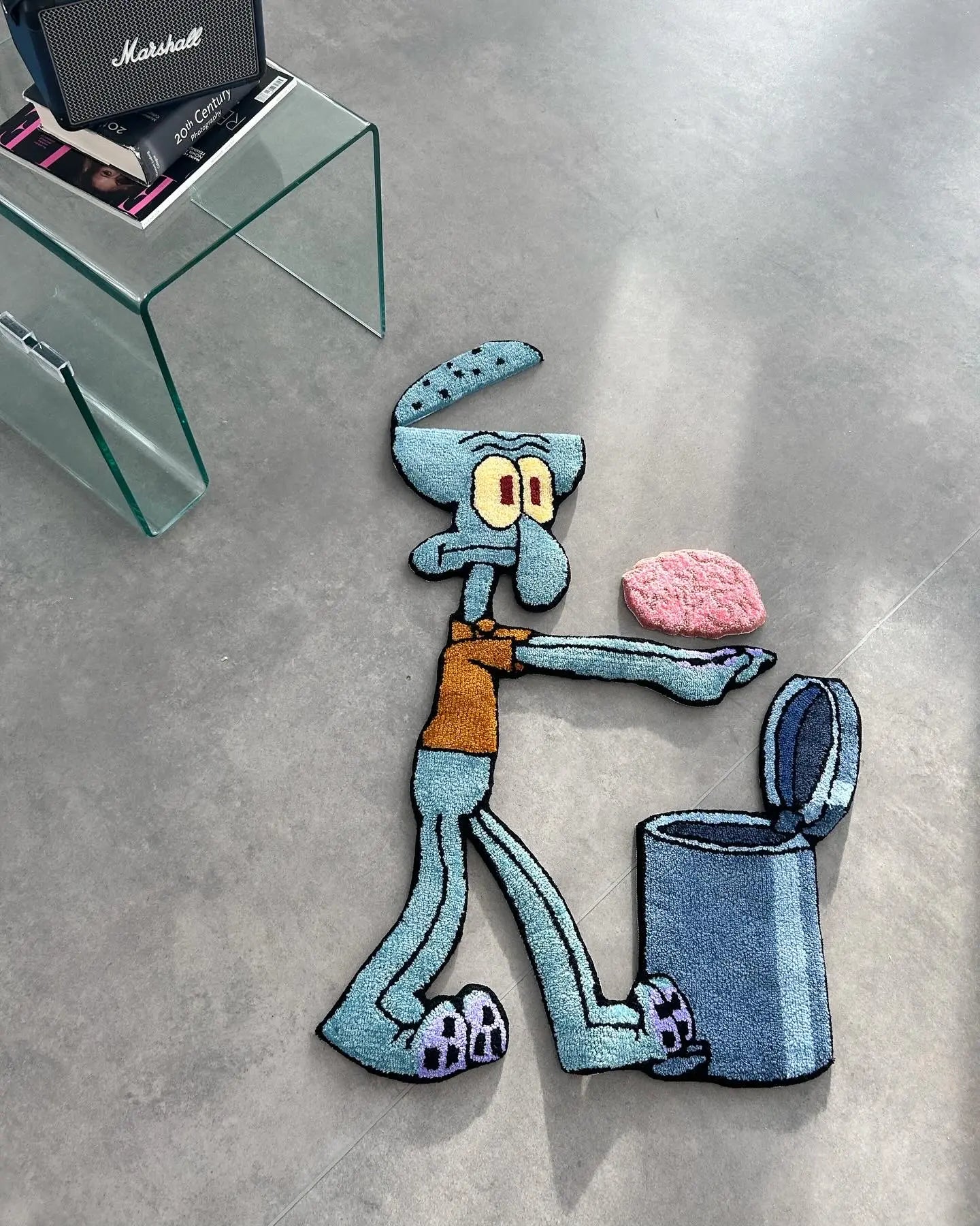 Squid Character Tufted Rug - Playful Sea Room Decor - BOYOGO example 3