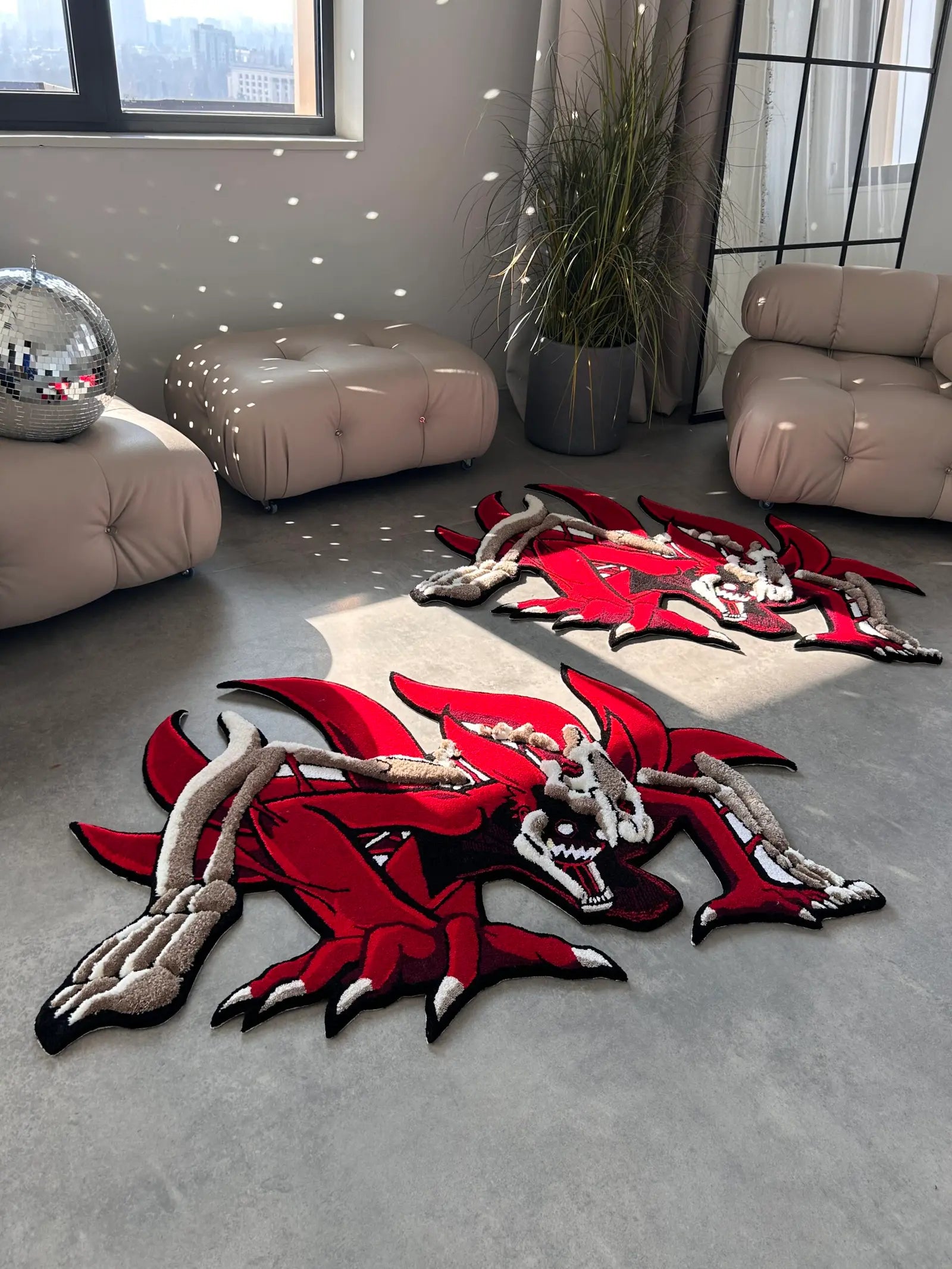 Mythic Fox Inspired Tufted Rug - Bold Anime Room Decor - BOYOGO example 2