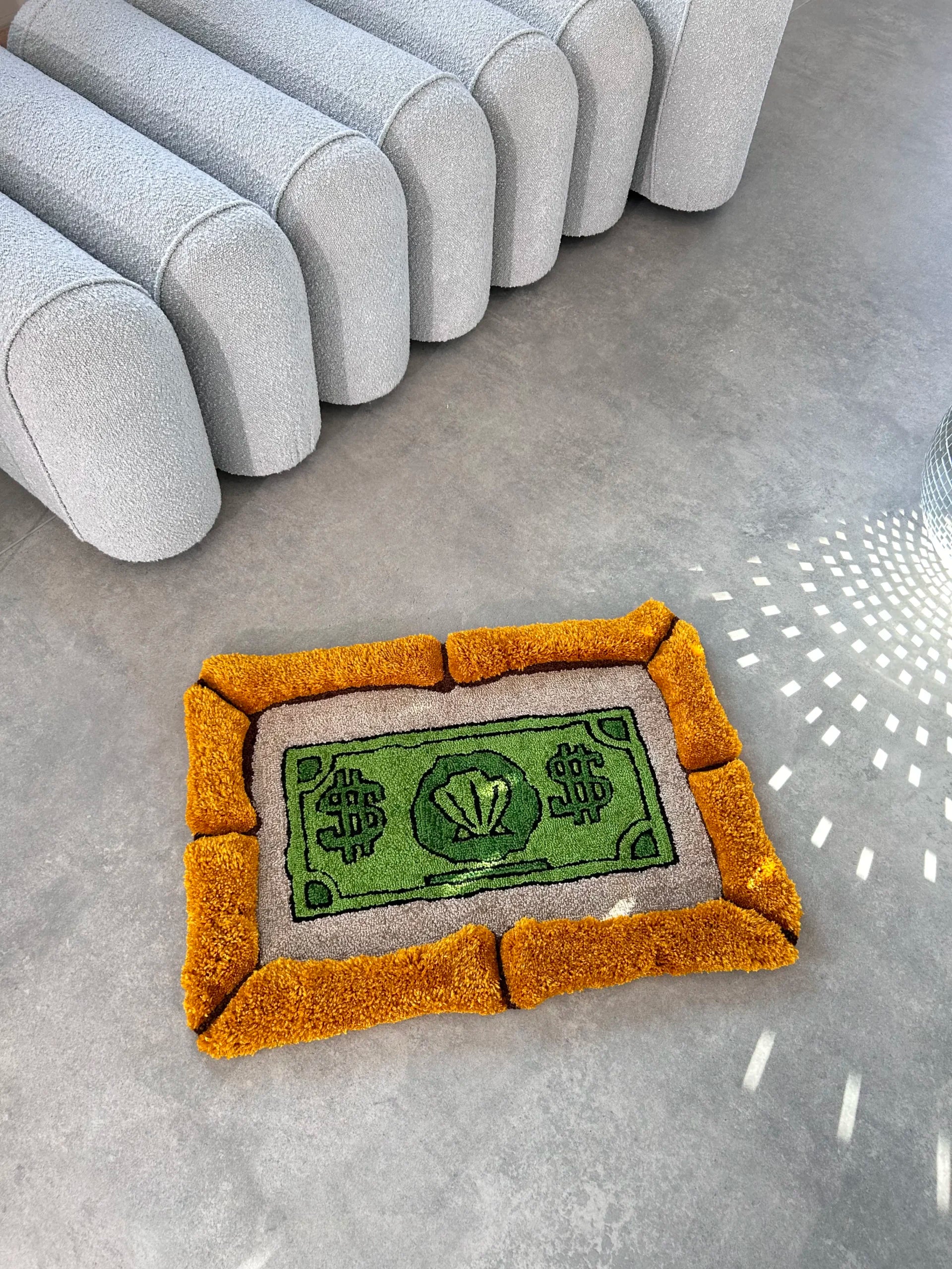 Dollar Sign Tufted Rug - Streetwear Room Decor - BOYOGO example 2
