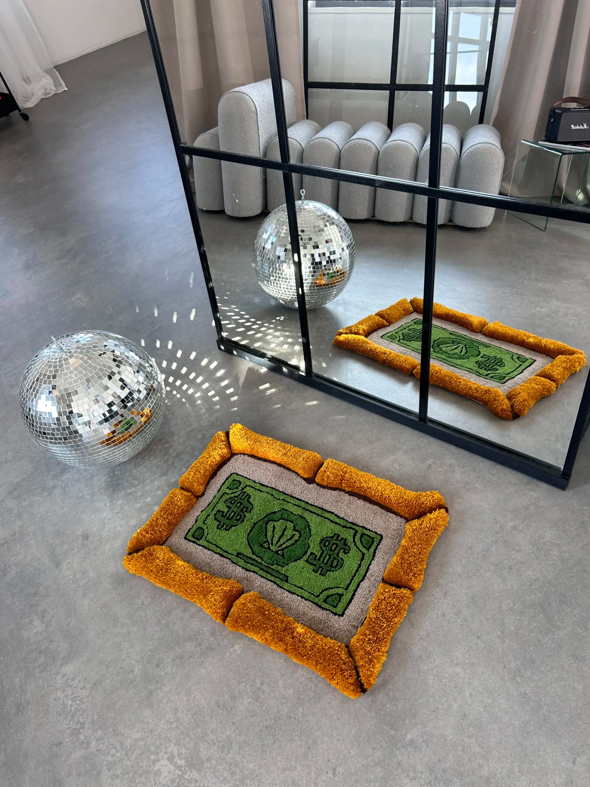 Dollar Sign Tufted Rug - Streetwear Room Decor - BOYOGO example 4