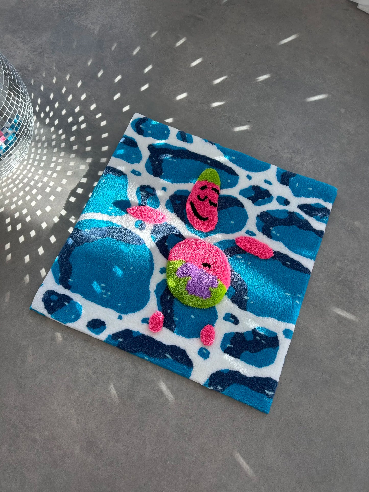 Pink Star Tufted Rug - Cute Pastel Room Accent - BOYOGO example 5