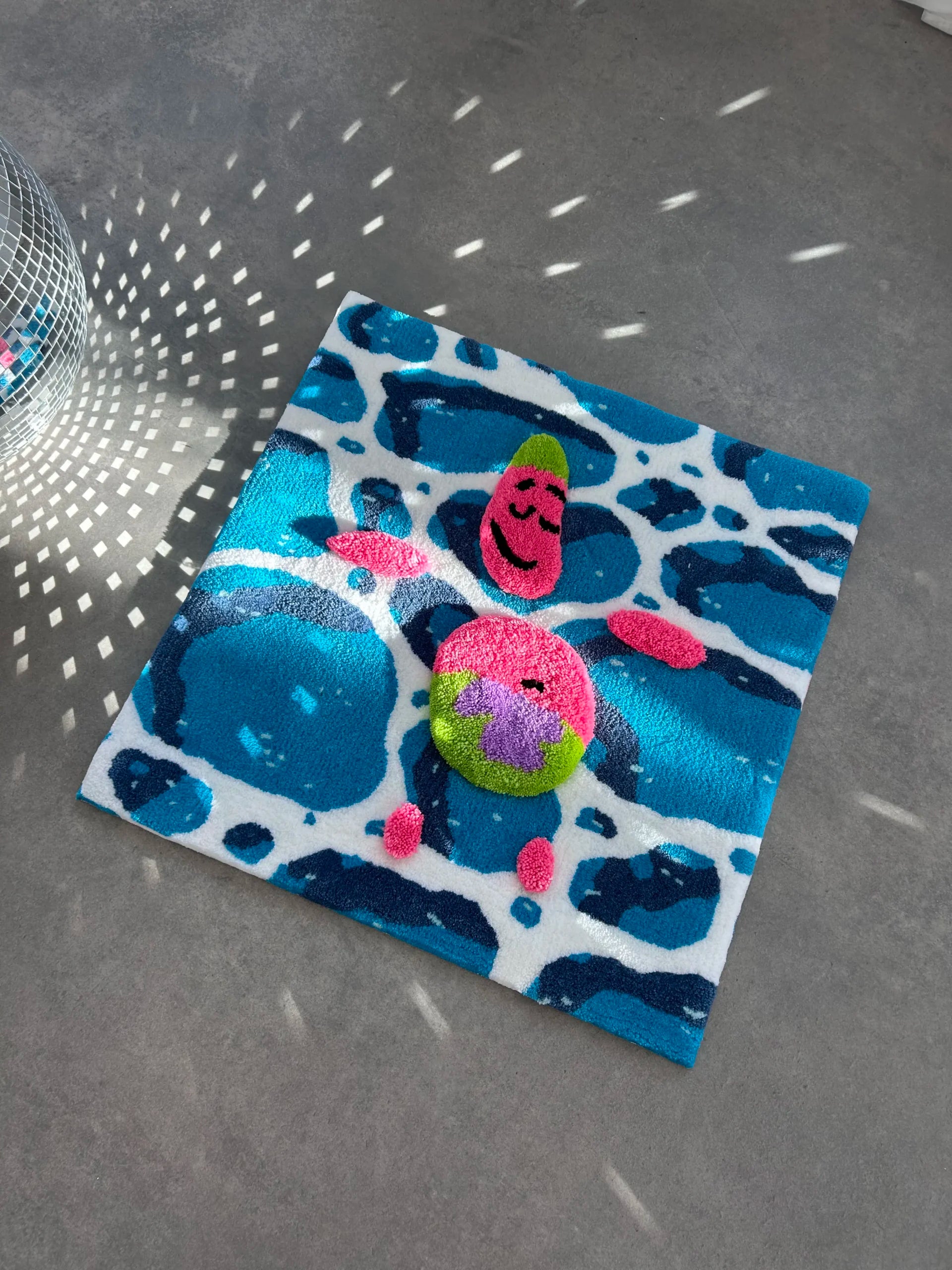 Pink Star Tufted Rug - Cute Pastel Room Accent - BOYOGO example 5
