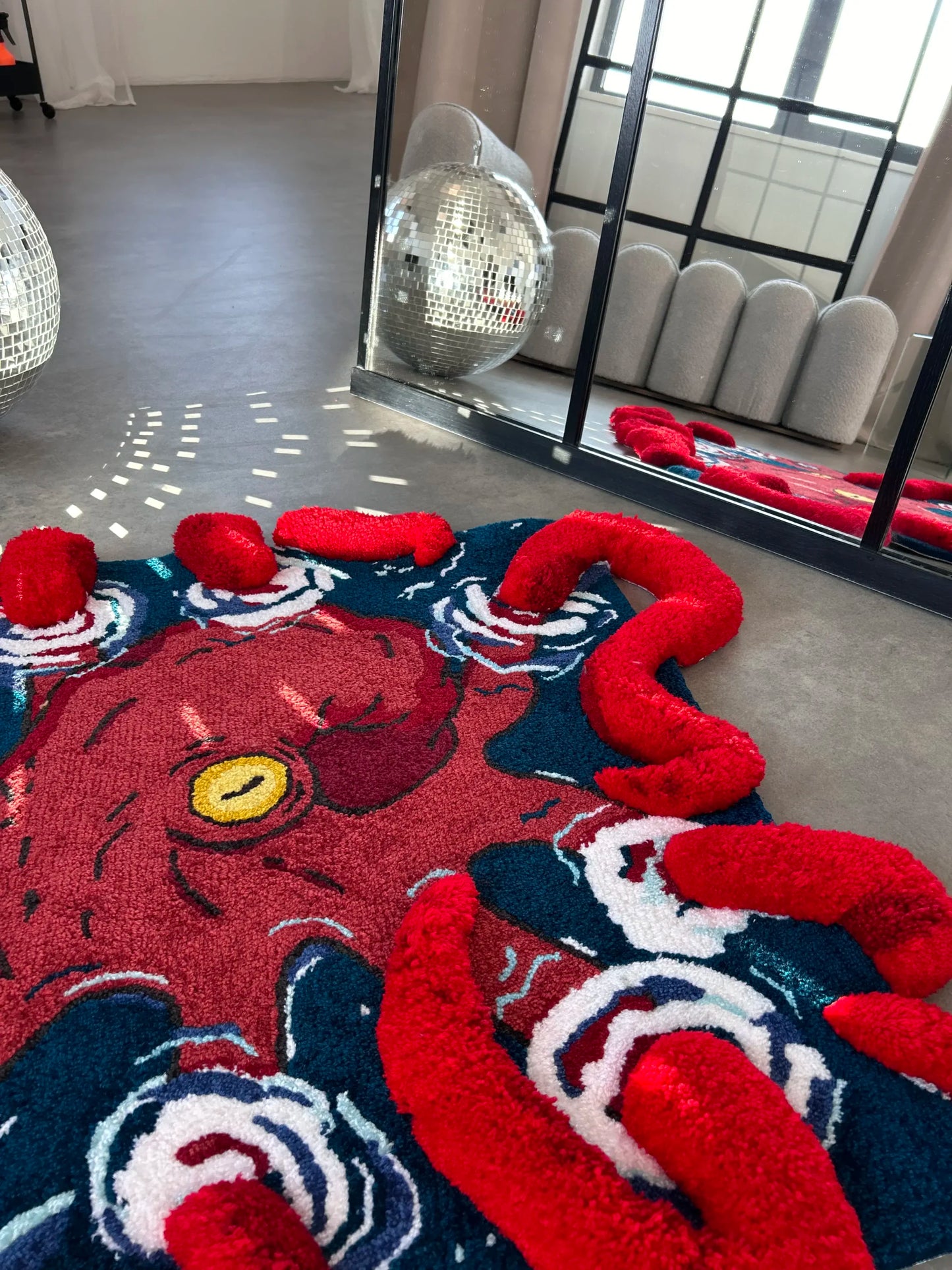 Octopus Tufted Rug - Ocean Inspired Room Decor - BOYOGO example 5