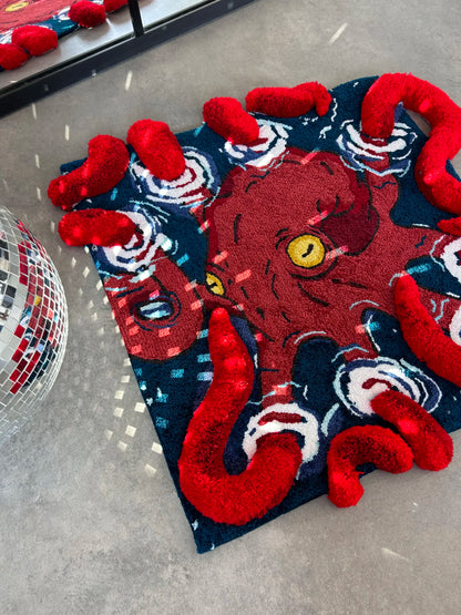 Octopus Tufted Rug - Ocean Inspired Room Decor - BOYOGO example 6