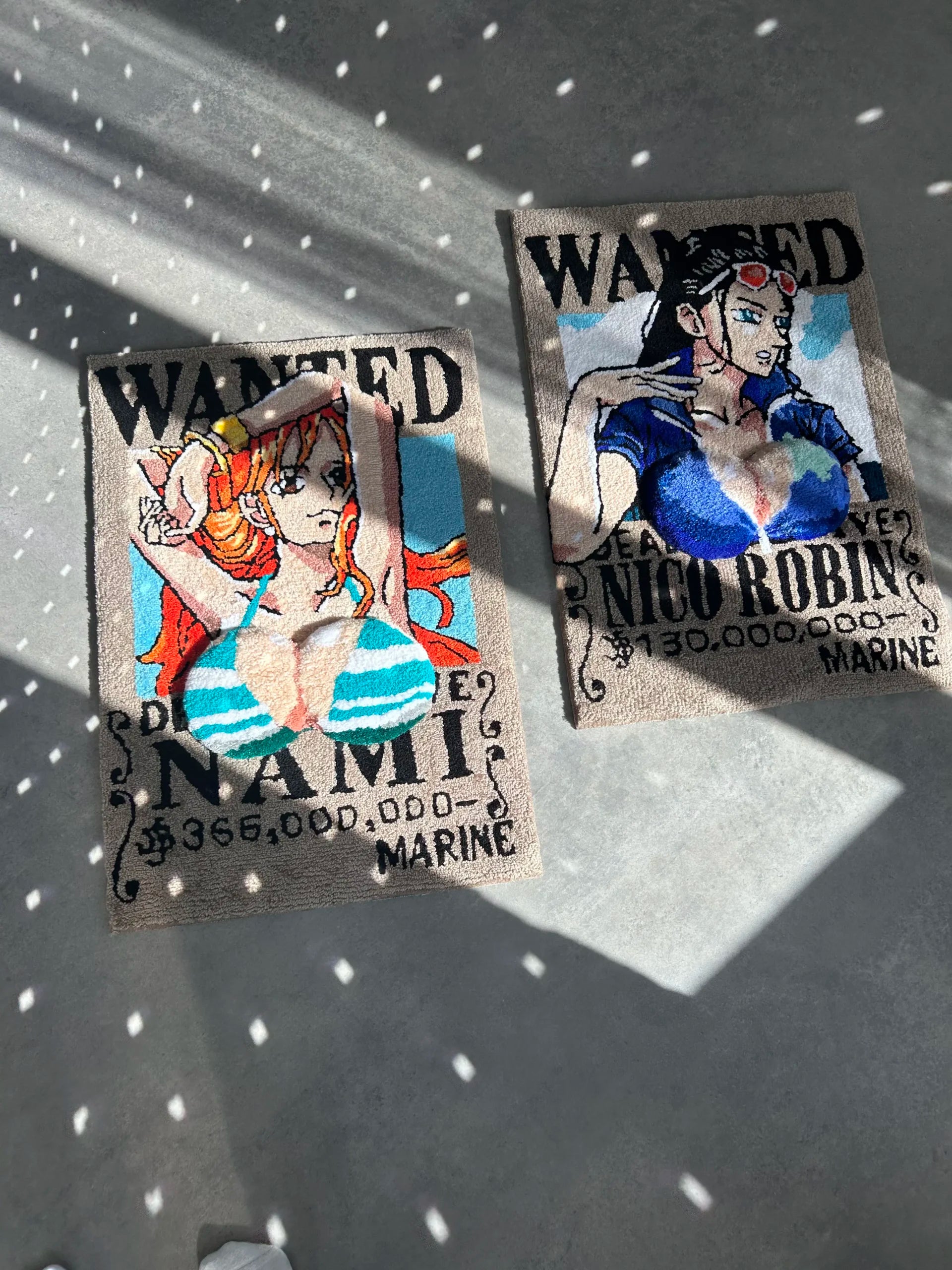 Anime Wanted Poster Tufted Rug - Fan Room Wall Decor - BOYOGO example 5