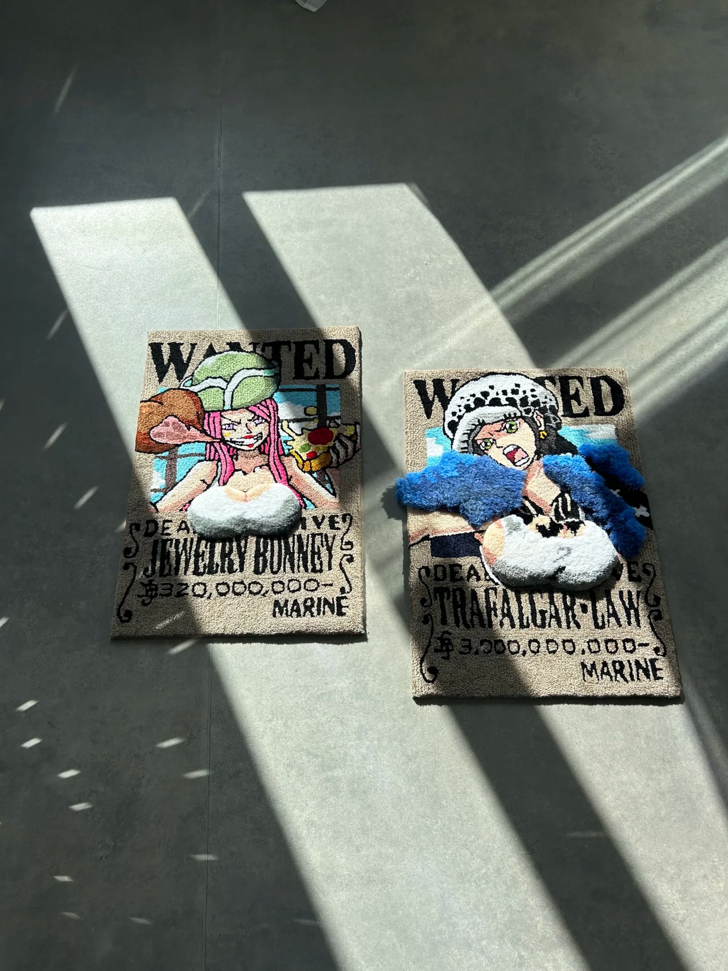 Anime Wanted Poster Tufted Rug - Fan Room Wall Decor - BOYOGO example 3