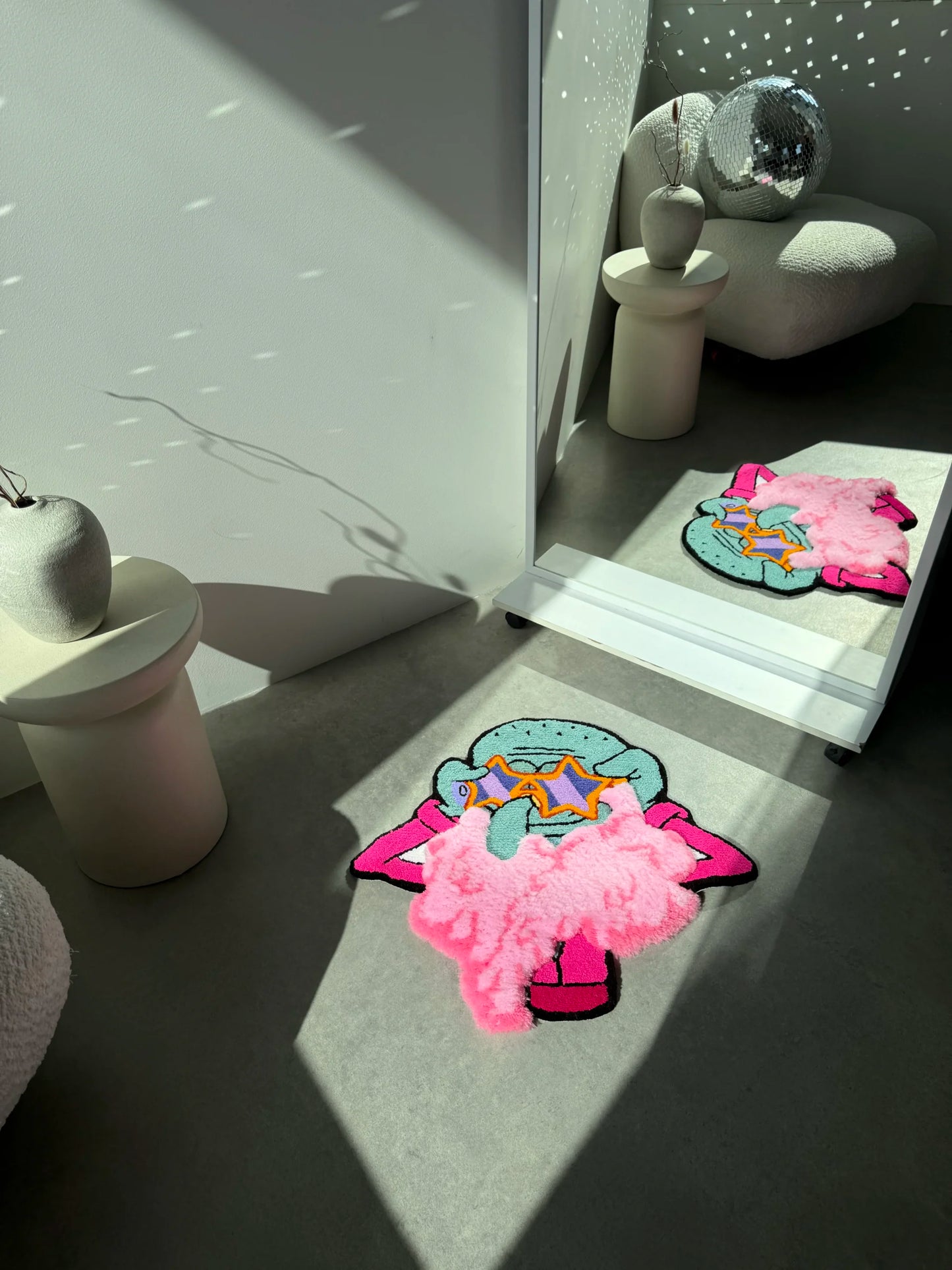 Fancy Squid Character Tufted Rug - Playful Room Decor - BOYOGO example 3
