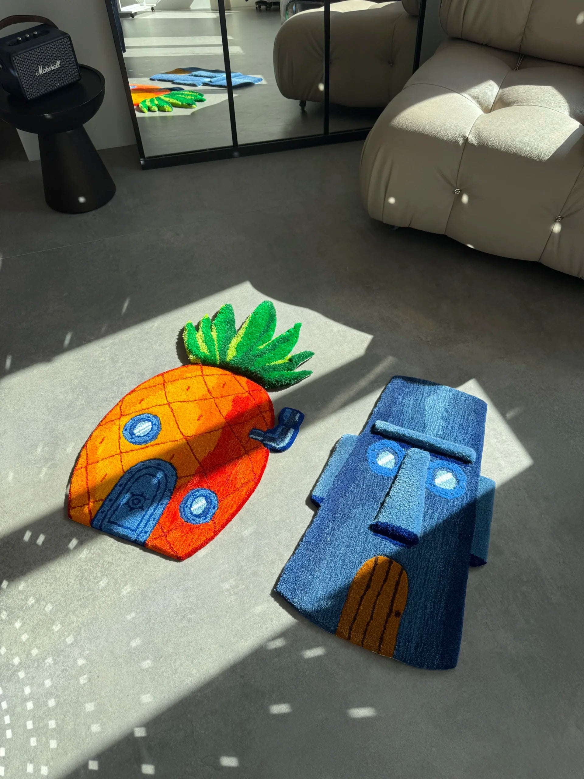 Playful Sea House Tufted Rug - Cartoon Inspired Room Decor - BOYOGO example 2