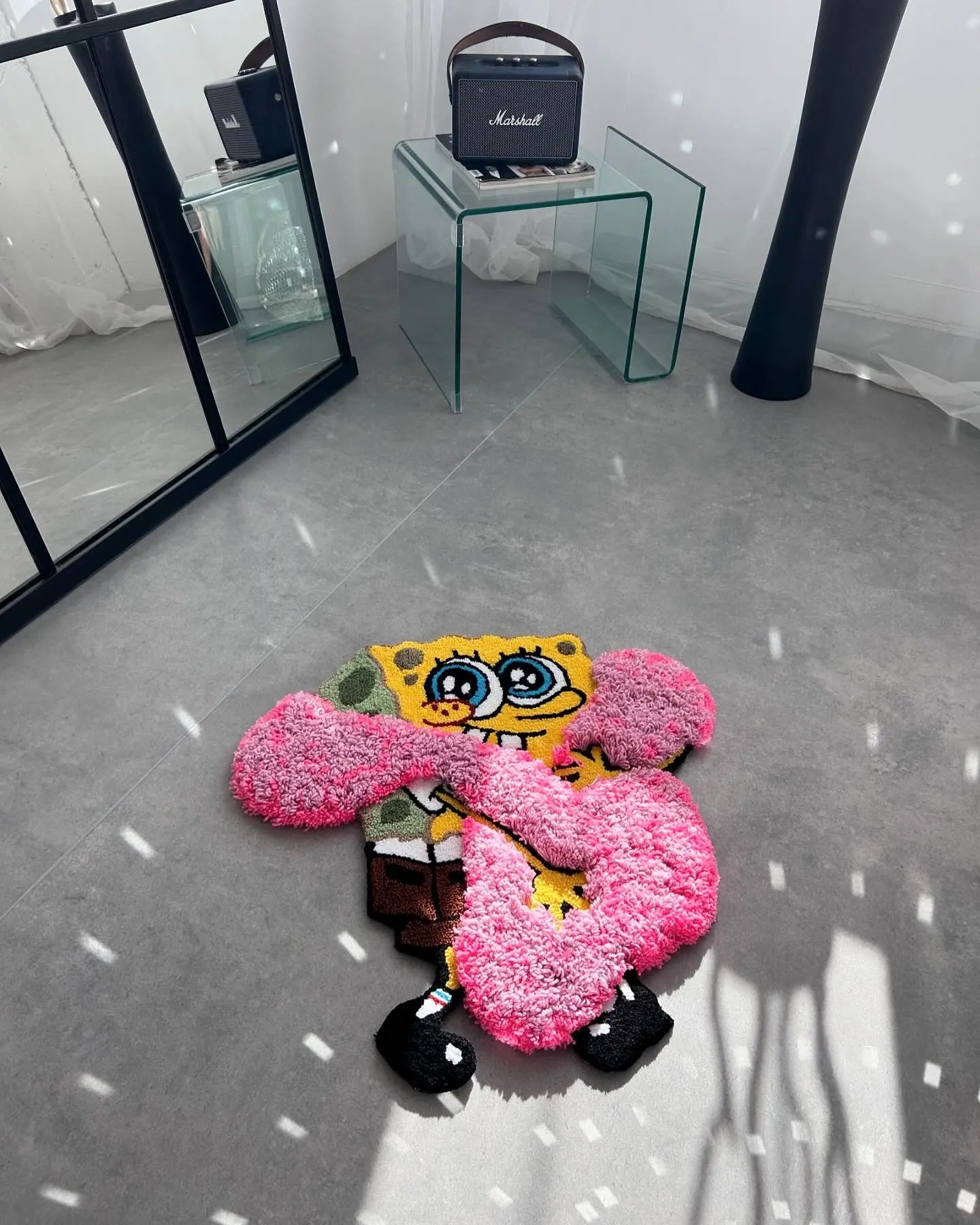 Cute Sea Sponge Inspired Tufted Rug - Kawaii Room Decor - BOYOGO example 1