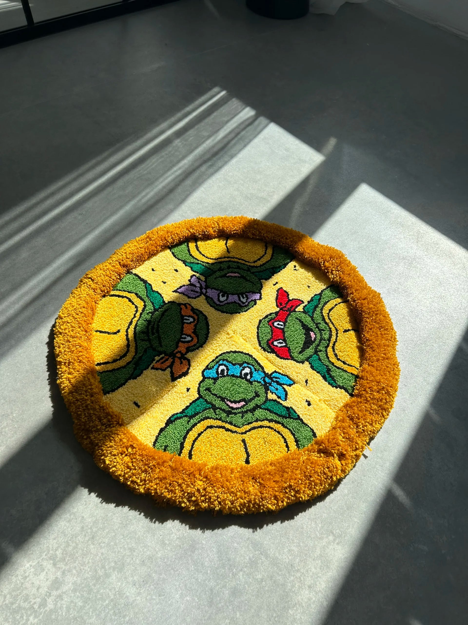 Pizza Slice Tufted Rug - Fun Food-Inspired Floor Decor - BOYOGO example 5