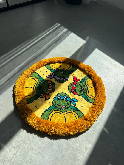 Pizza Slice Tufted Rug - Fun Food-Inspired Floor Decor - BOYOGO example 5