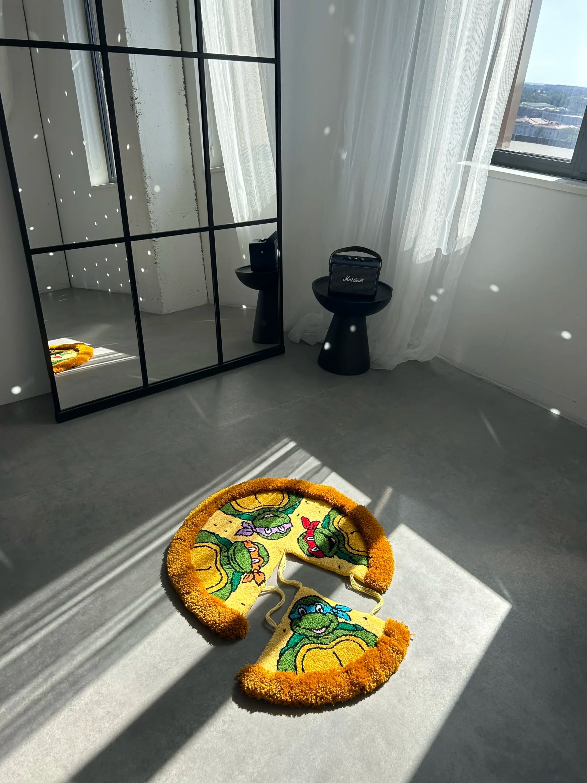Pizza Slice Tufted Rug - Fun Food-Inspired Floor Decor - BOYOGO example 4