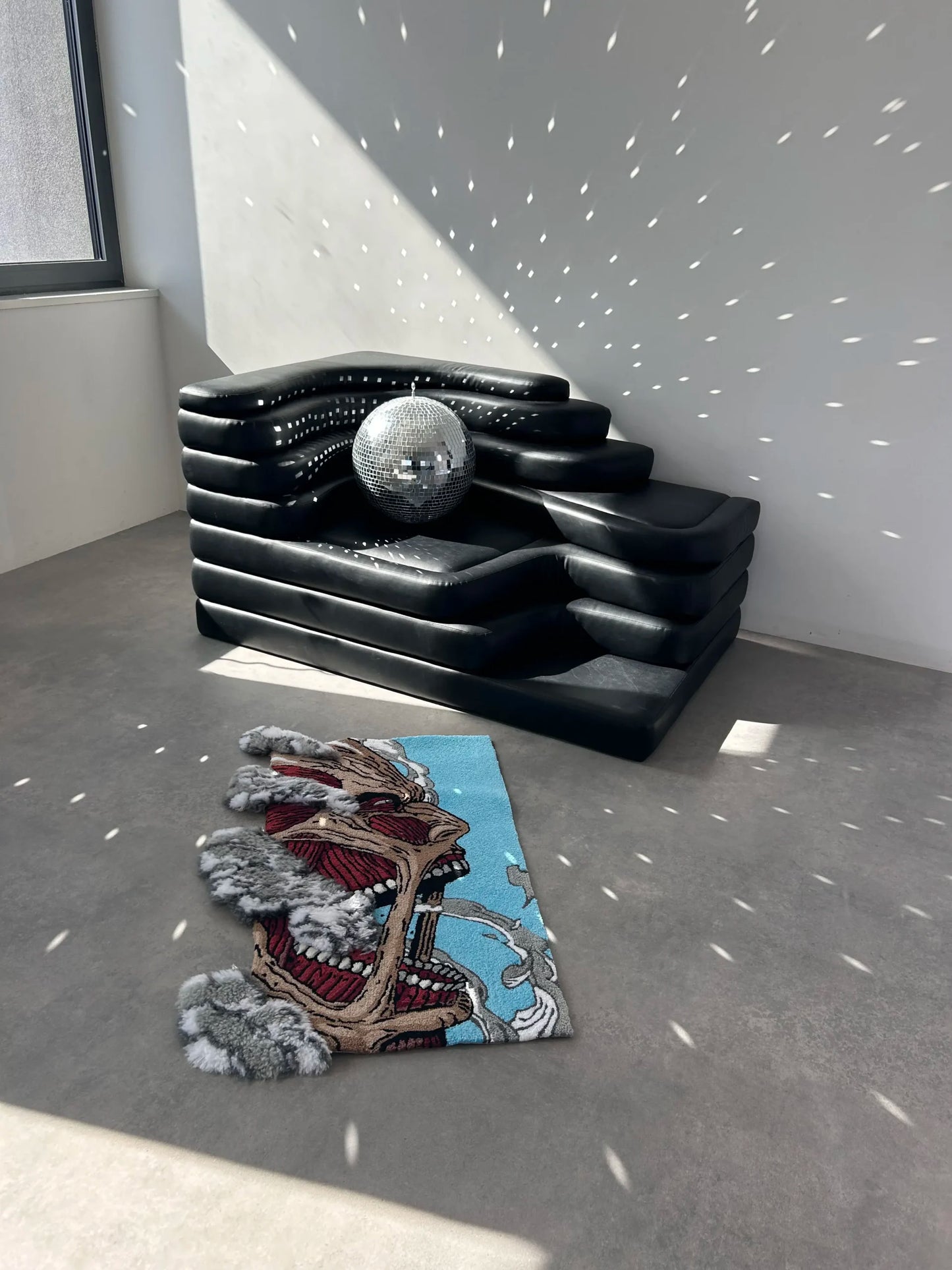 Anime Hero Inspired Tufted Rug - Statement Room Decor - BOYOGO example 4