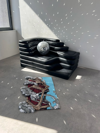 Anime Hero Inspired Tufted Rug - Statement Room Decor - BOYOGO example 4