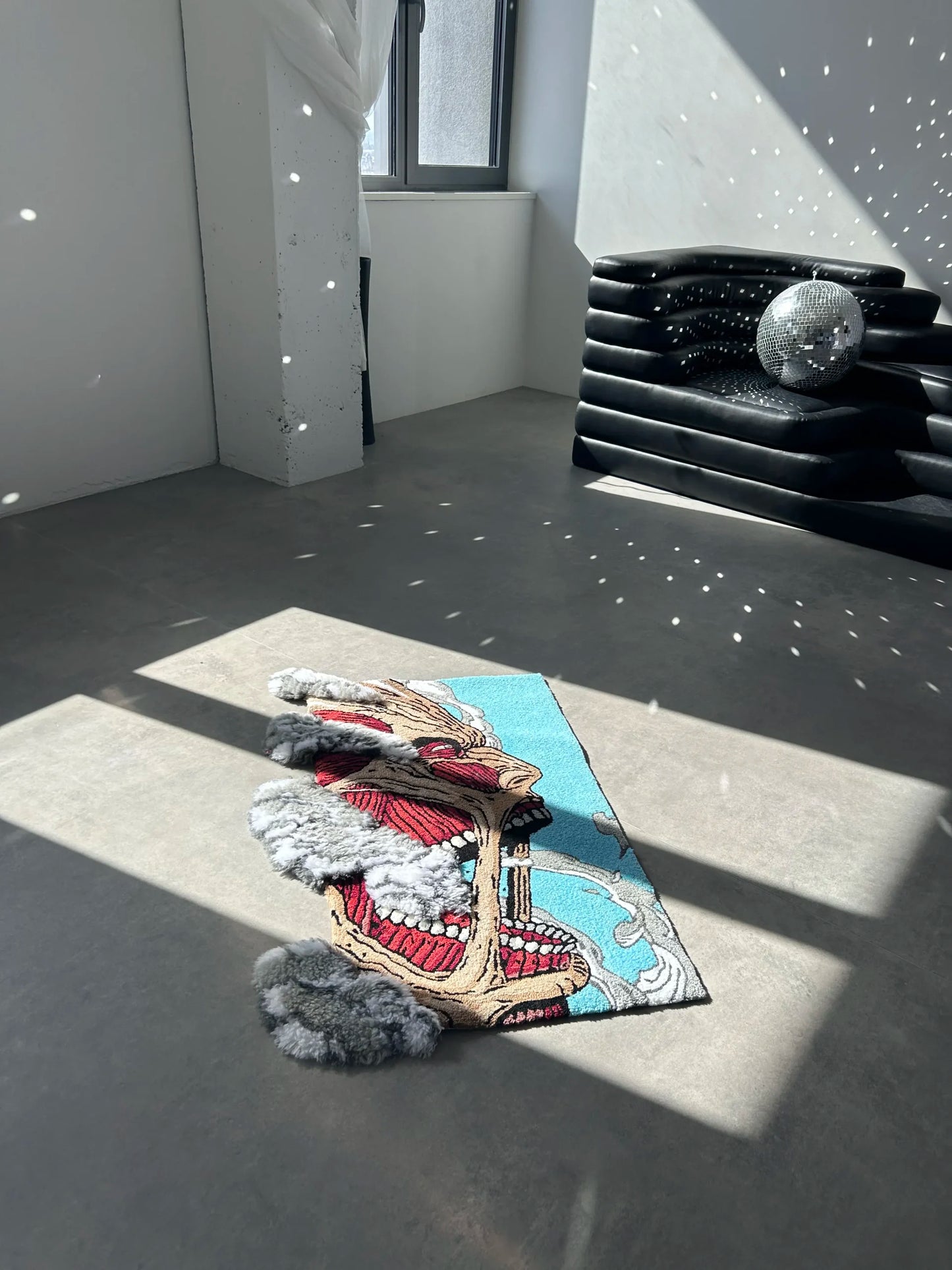 Anime Hero Inspired Tufted Rug - Statement Room Decor - BOYOGO example 5