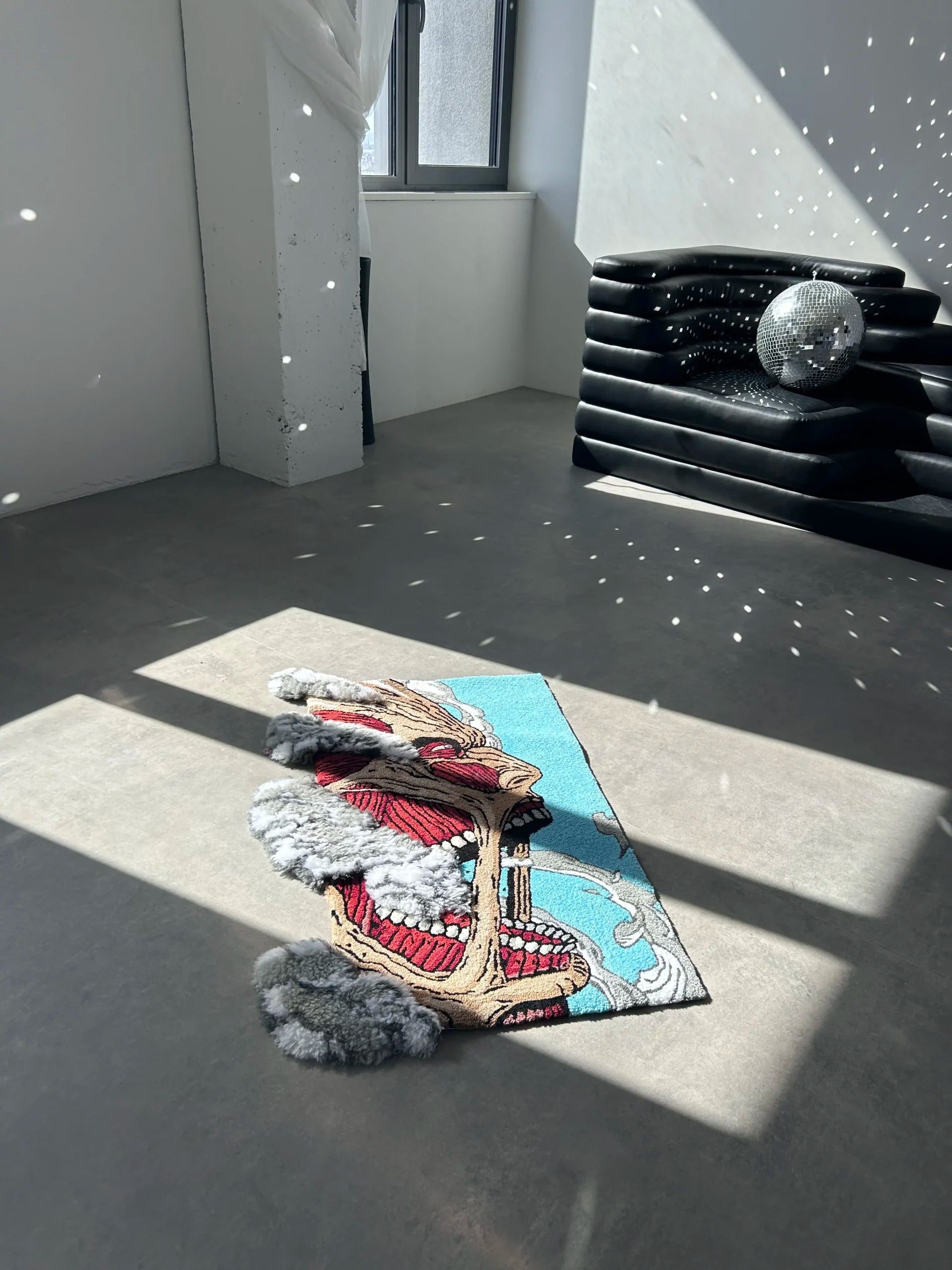 Anime Hero Inspired Tufted Rug - Statement Room Decor - BOYOGO example 5