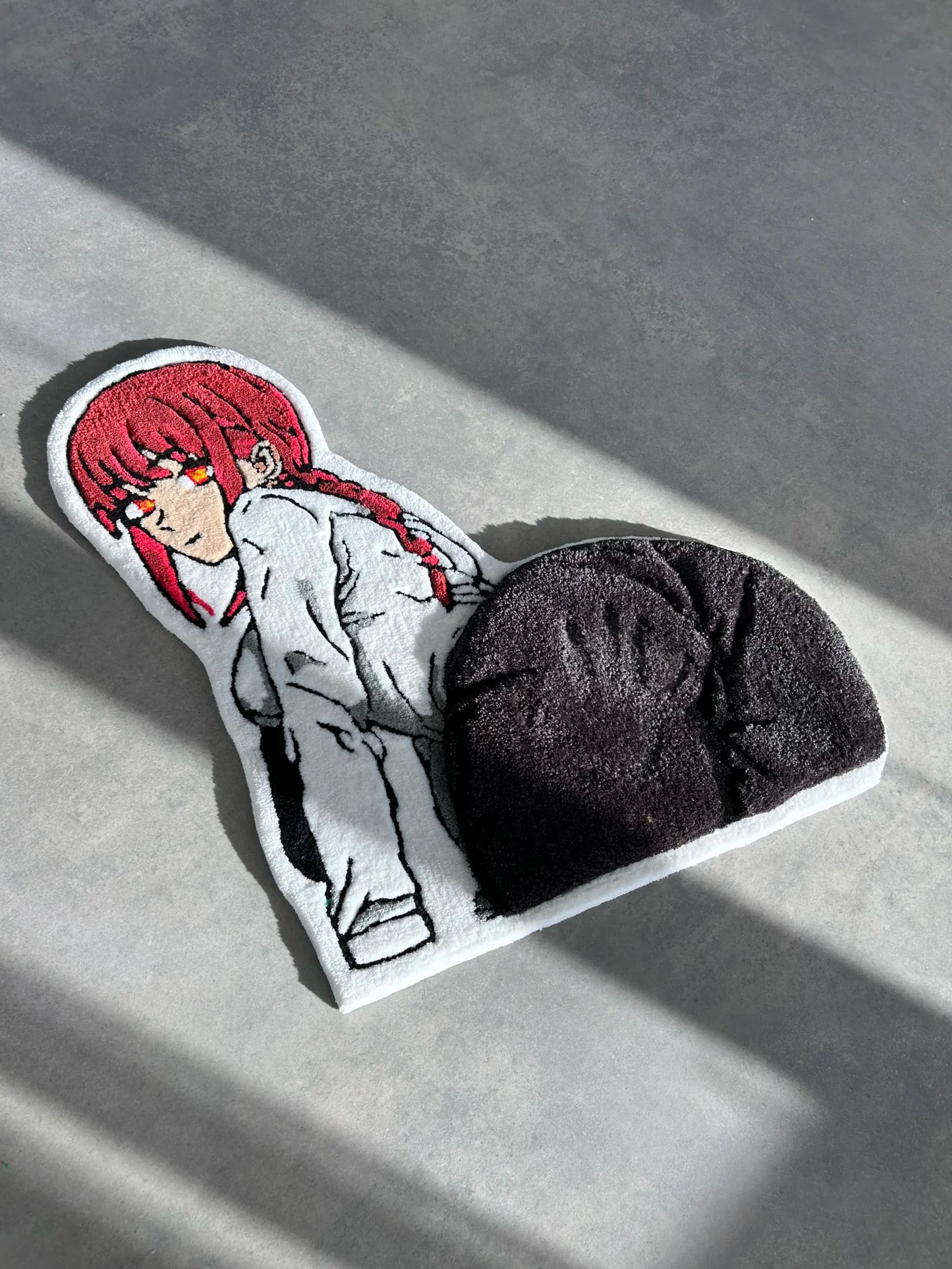 Cute Girl Character Tufted Rug - Soft Anime Room Accent - BOYOGO example 2