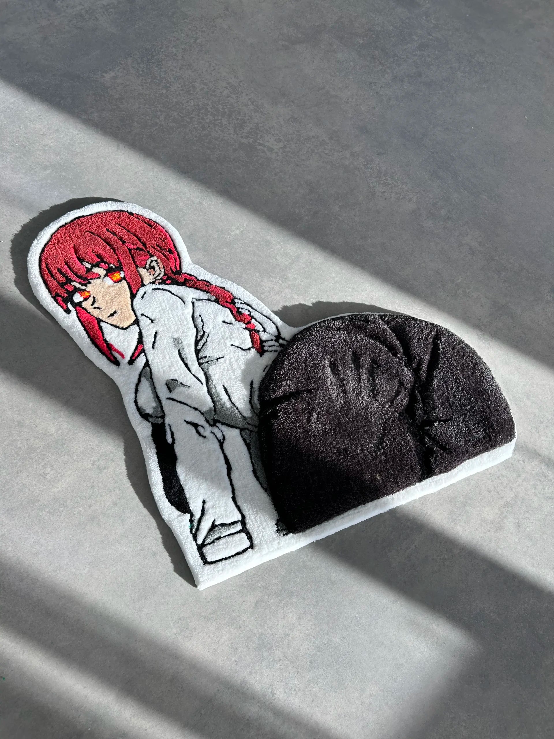 Cute Girl Character Tufted Rug - Soft Anime Room Accent - BOYOGO example 2