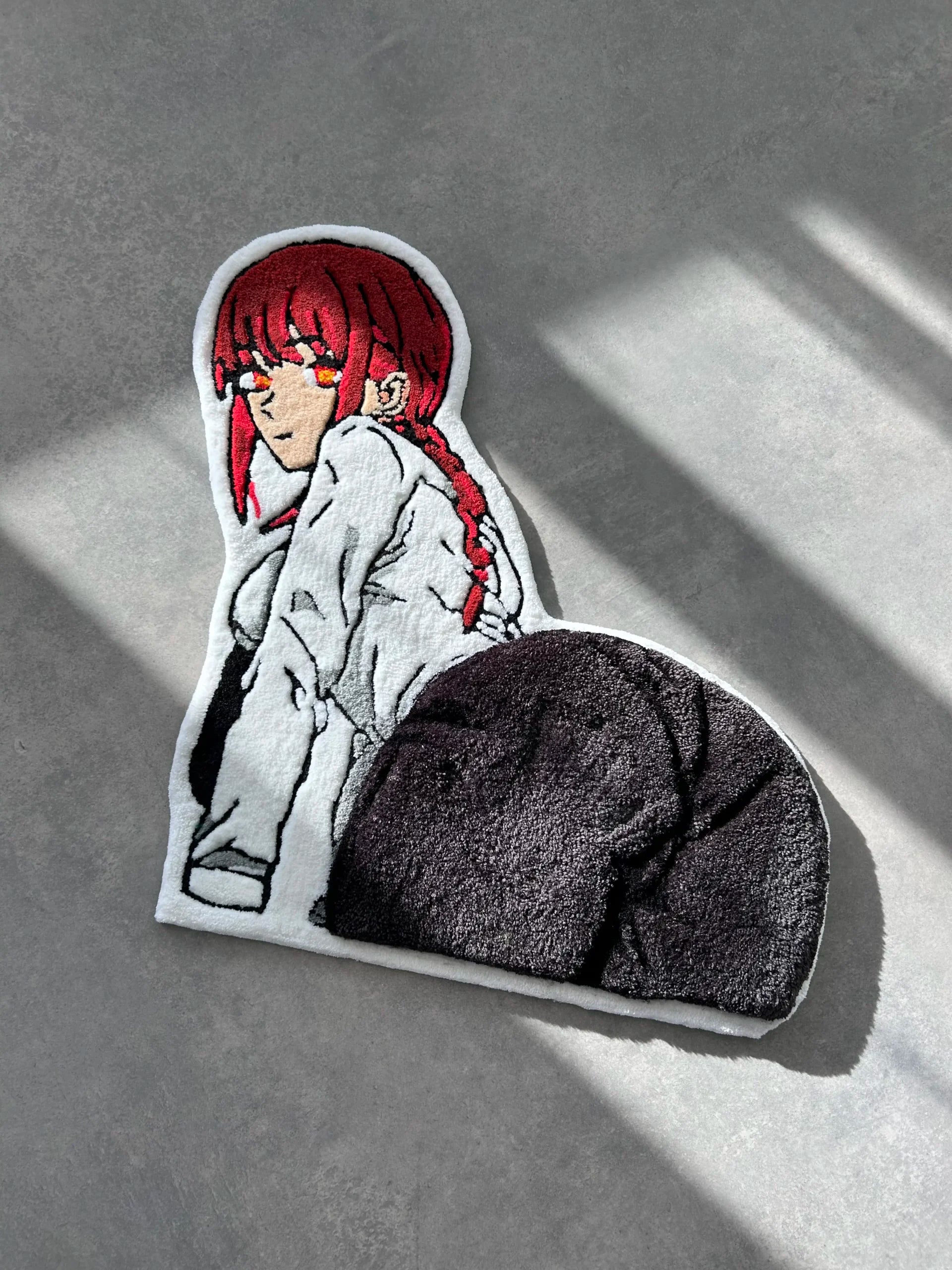Cute Girl Character Tufted Rug - Soft Anime Room Accent - BOYOGO example 5
